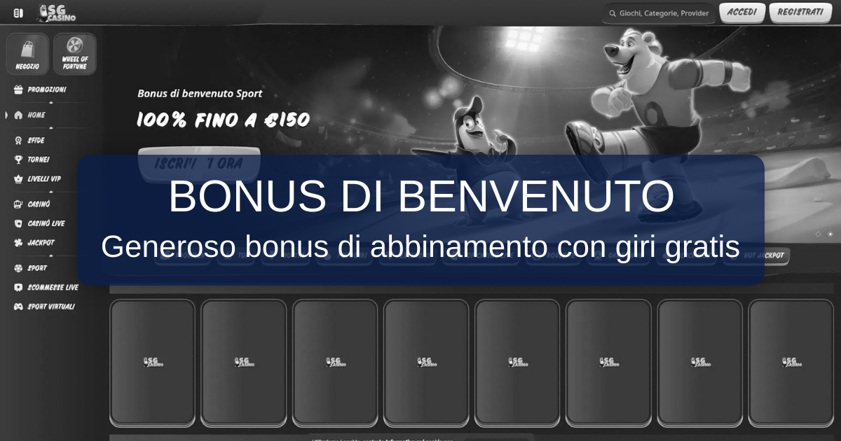 SG Casino banner